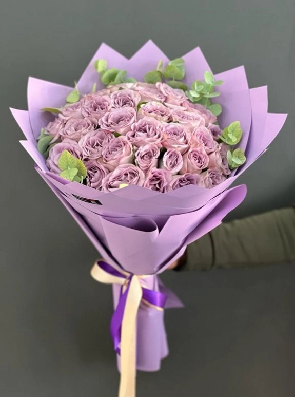 Lila Gül Buketi 30 Adet